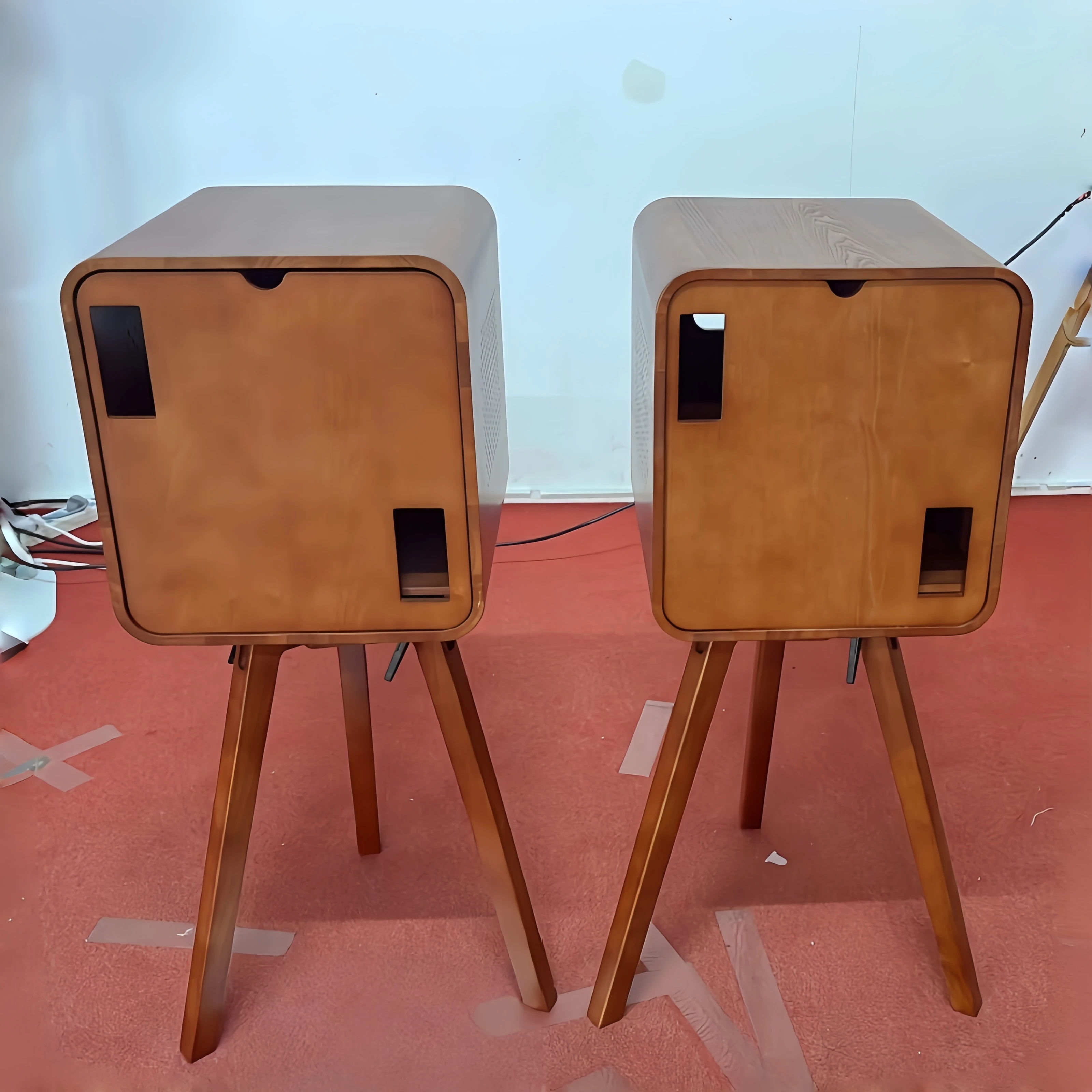 Wooden Selfie Camera Photo Booth Printer Stand for Party Events Suitable for DNP525 Printer Stand DNP XR1 620 Oak Printer Stand