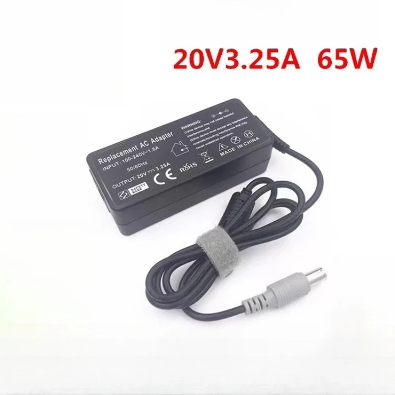 

20V3.25A Power Adapter with Large Mouth and Needle for X201i T420S T430S T430U Laptop Power Charger