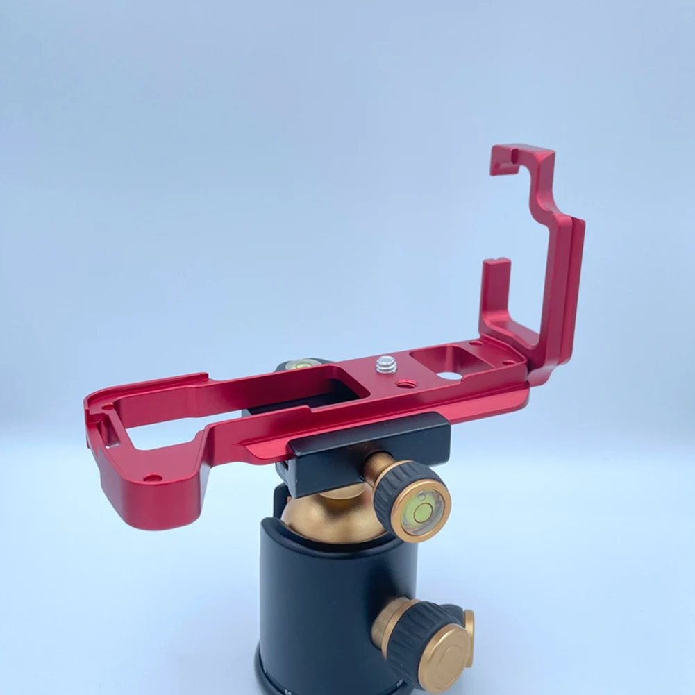Quick Release L Plate Holder, Hand Grip para Olympus E-M1 Camera, Suporte Vertical, Vermelho