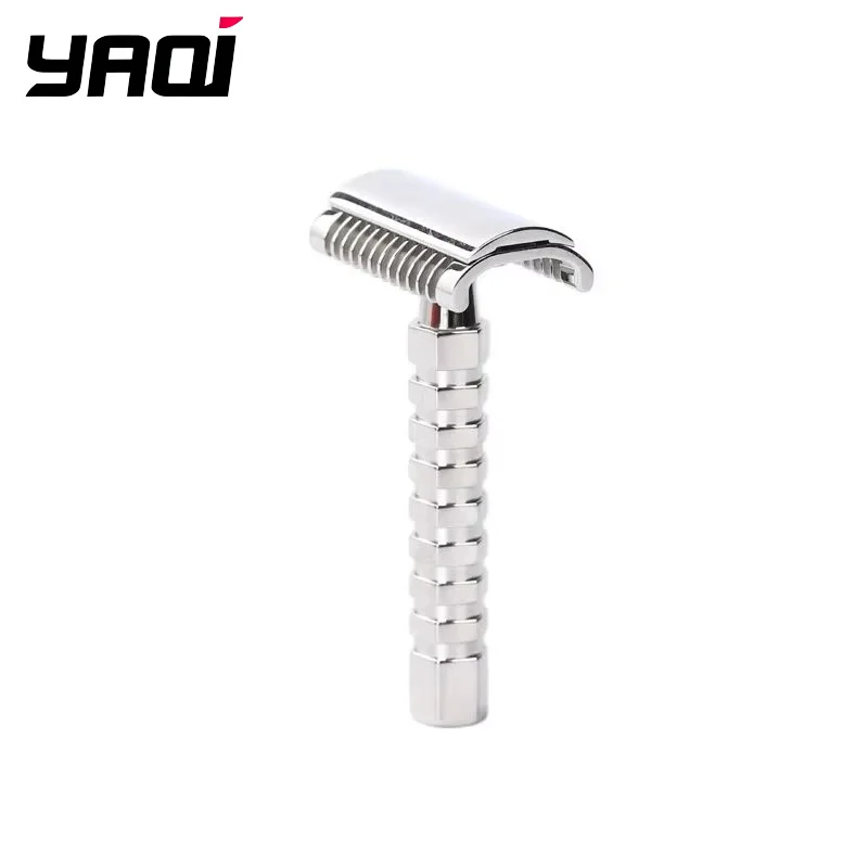 YAQI 2026 Beard Shaver Flash Sale YAQI Safety Razor Yaqi Duomo Stainless Steel Safety Razor Comfortable Shaving