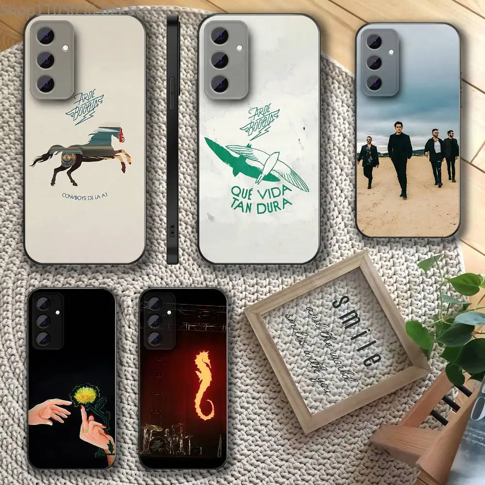 

Arde Bogota Cowboys de la A3 Phone Case For Samsung S 25,24,23,22,30,21,10,9,Ultra,Plus,Lite,FE,4,5 G Soft Black Case