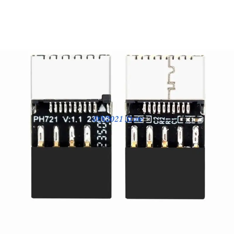 F3KE USB 2.0 to TypeE Adapter Small Size and Fast Speed for Desktop Motherboard Port