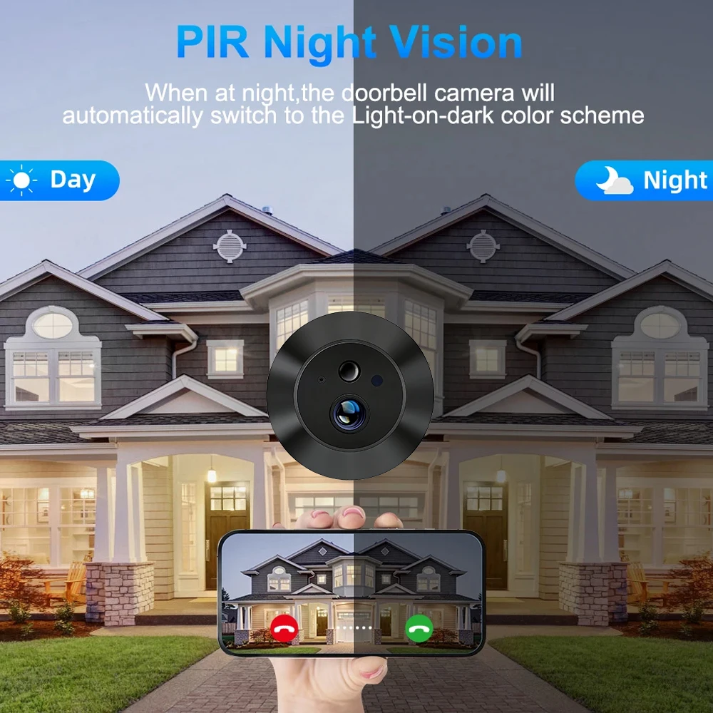 WiFi 2.4Ghz 5MP Tuya Smart Lif - Peephole Camera Viewer incelemesi ve fiyatı