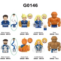 2025 New Marvel Superhero Building Blocks Fantastic Four Mini Assembled Doll Children's Toy Birthday Gift