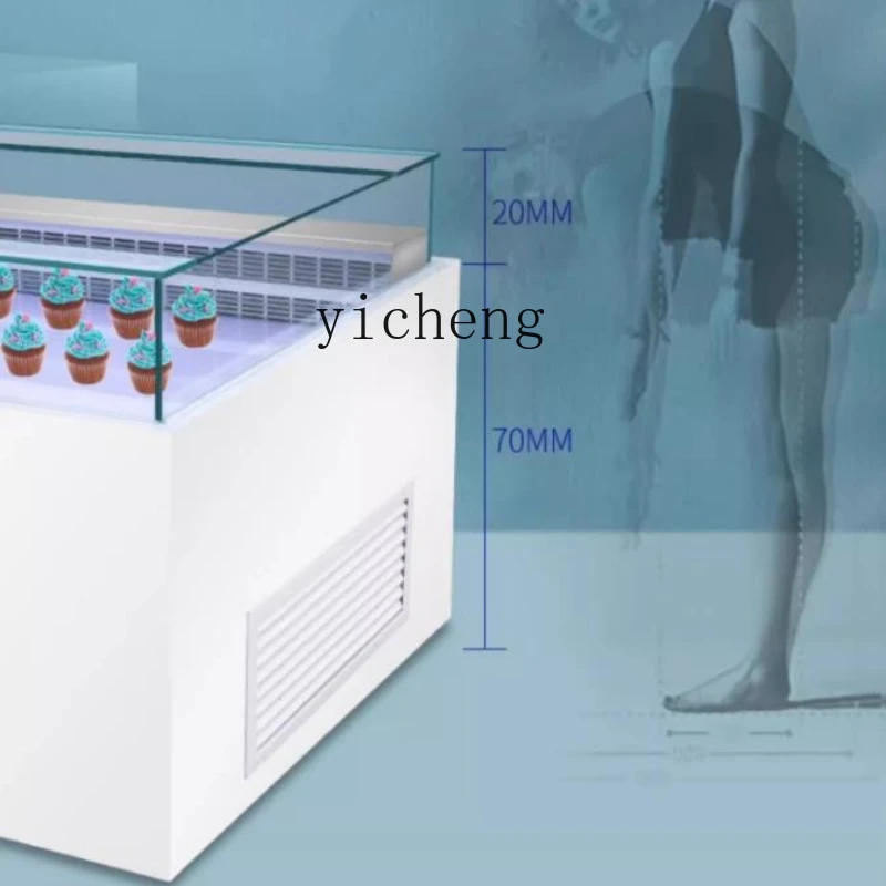 

ZC Commercial Air-Cooled Cake Dessert Sushi Pastry Fresh Display Cabinet Open Refrigerated Cabinet