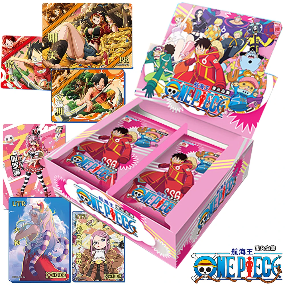 

ONE PIECE Collection Card For Children High Energy Competitive Anime Tony Tony Chopper Usopp Sanji Limited Game Card Kids Toys