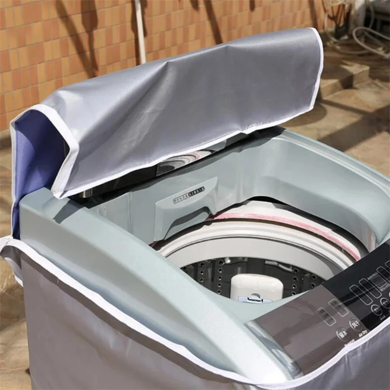 Sunscreen washing machine cover dustproof cover waterproof cover household front loading washing and drying machine