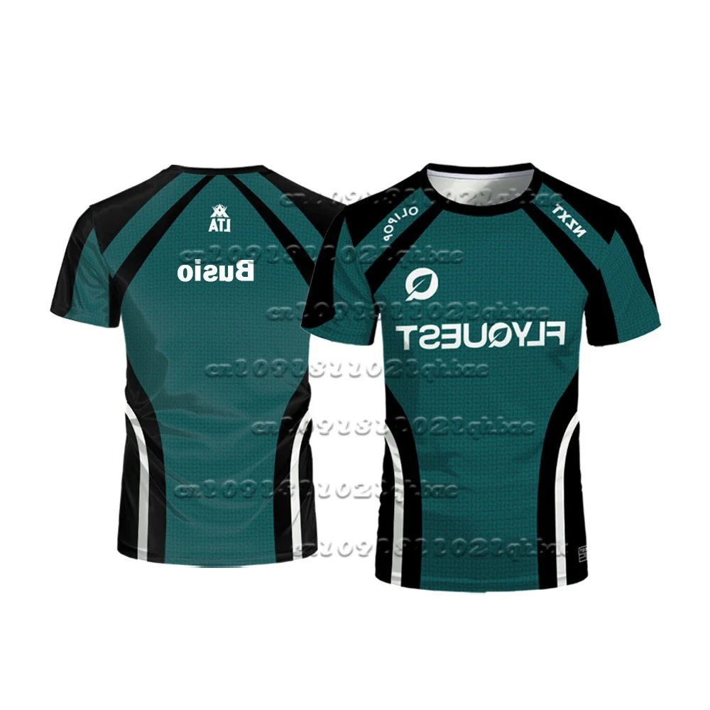 

Тренировочный костюм League of Legends Esports Club FlyQuest 2021, тренировочный костюм LOL North American Team FLY, быстросохнущая спортивная футболка унисекс