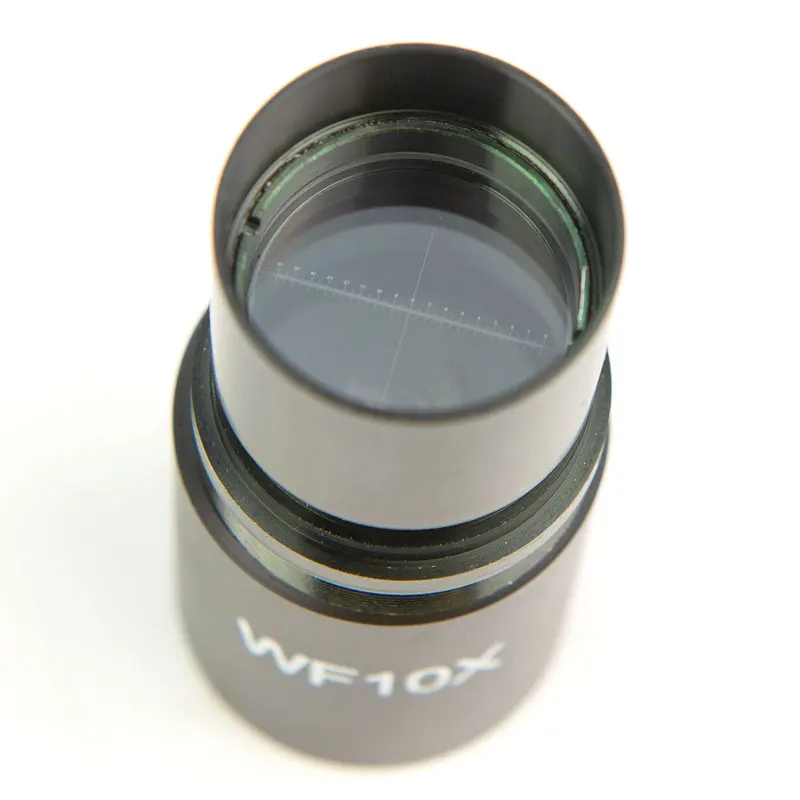 0.1mm Reticle WF10X Biological Microscope Wide Field Eyepiece with Micrometer 23.2mm Mounting Size