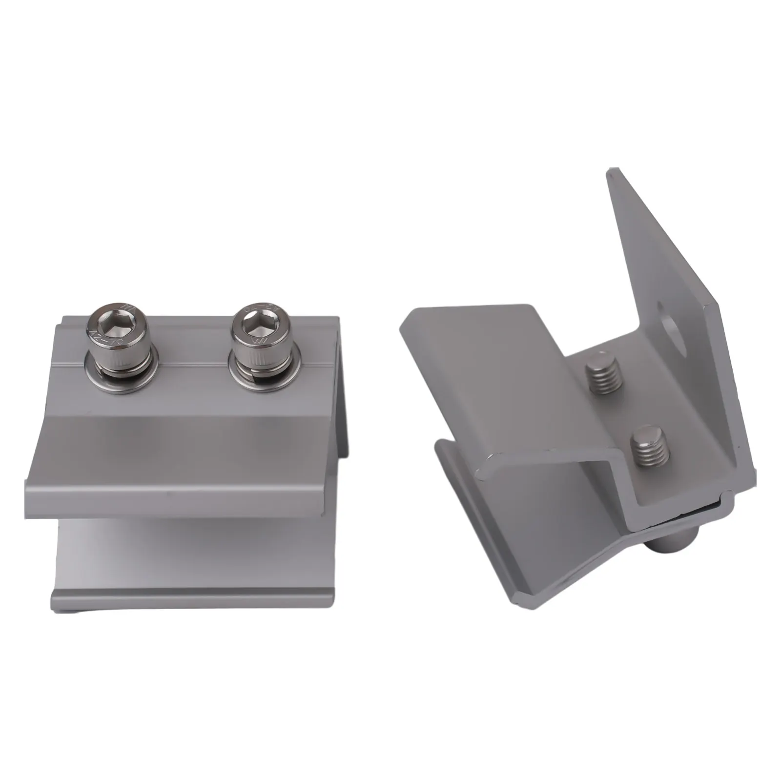 Standing Seam Clamp Clamp Standing With Screws Roof Seam Clamp 1/4pcs Aluminium Standing Seam Clamp For Fixing Structures