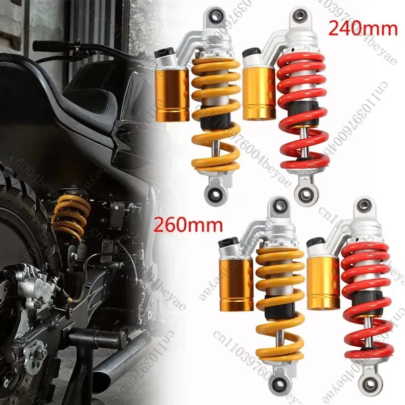 

Motorcycle sports car modification accessories 240mm 260mm with pump rear shock absorber rear shock absorber, center shock