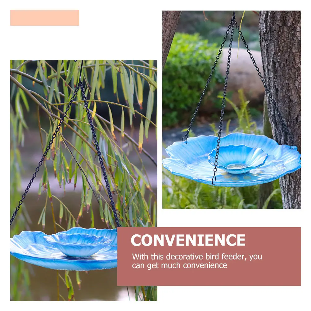 

Convenient Bird Feeding Tool Outdoor Hanging Bird Feeder for Garden and Home Use Gift Idea Outdoor Parrot Hanging Feeder