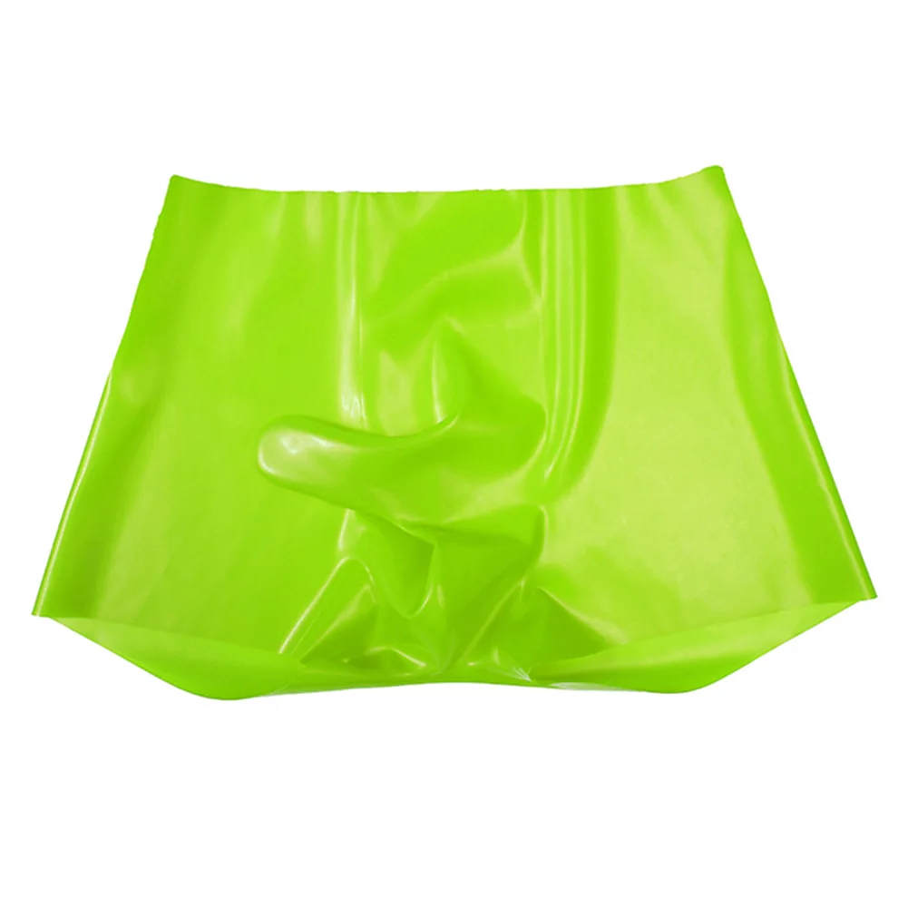 

Sexy Lingerie Mens Latex Underpants Seamless Elephant Trunks Breathable Boxer Shorts Man Quick Dry Briefs Rubber Safety Panties