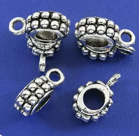 20pcs 13X8mm ,hole:4mm Alloy pendant accessories tibetan silver  cup connectors  HWH3076 beads for Jewelry handmade