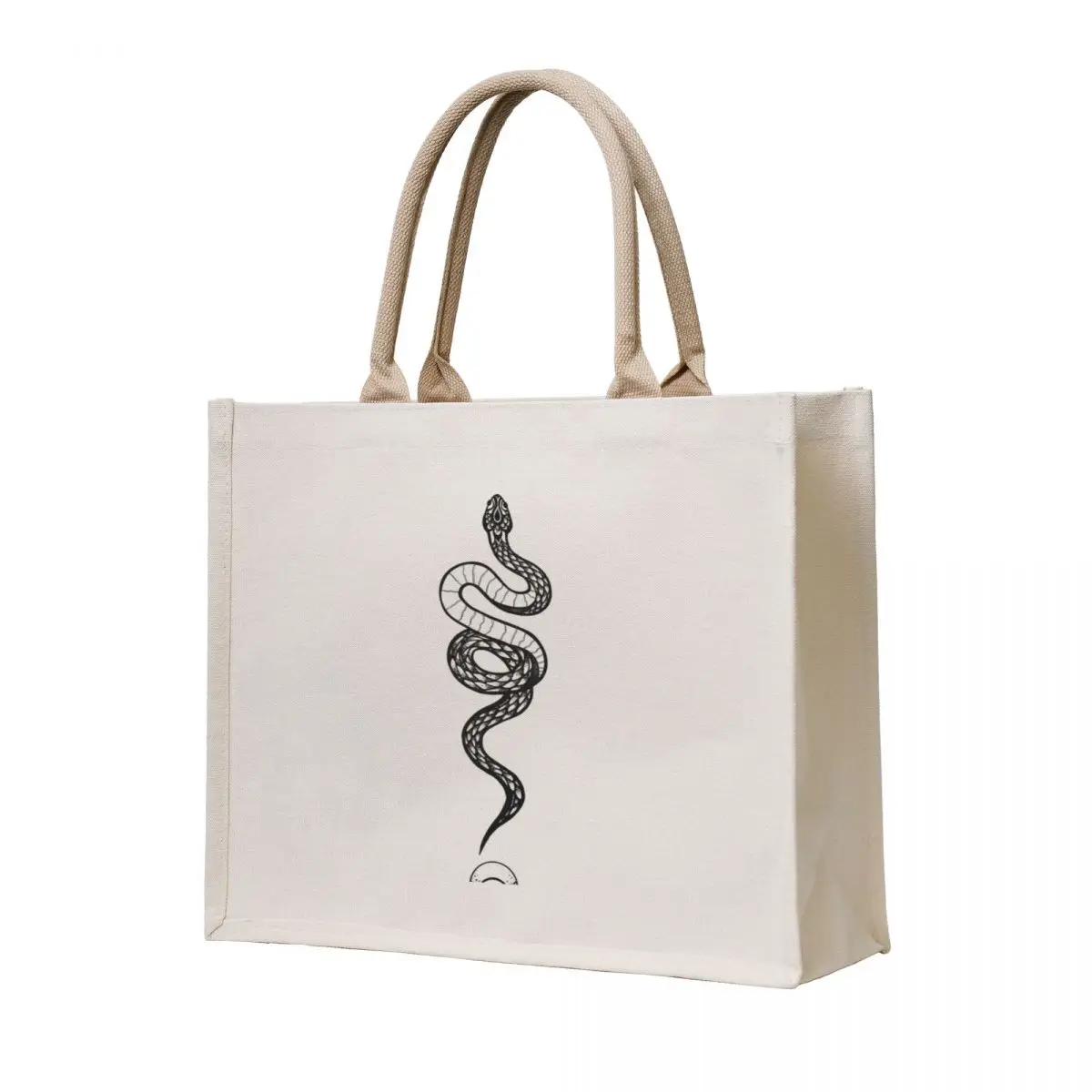 

Snake illustration Tote Bag bag for beach tote bag custom shopping