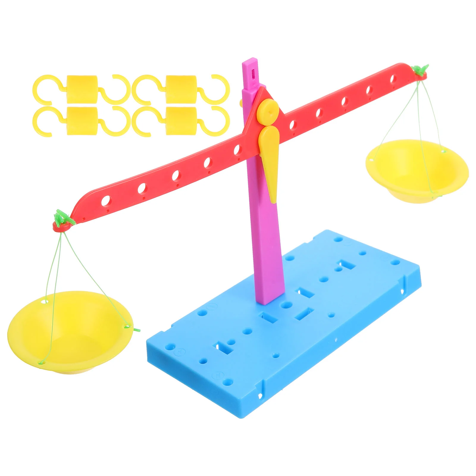 Experimental Lever Balance Educational Toy Science Material Assembly Toddler Toys DIY Plastic Scale Primary School