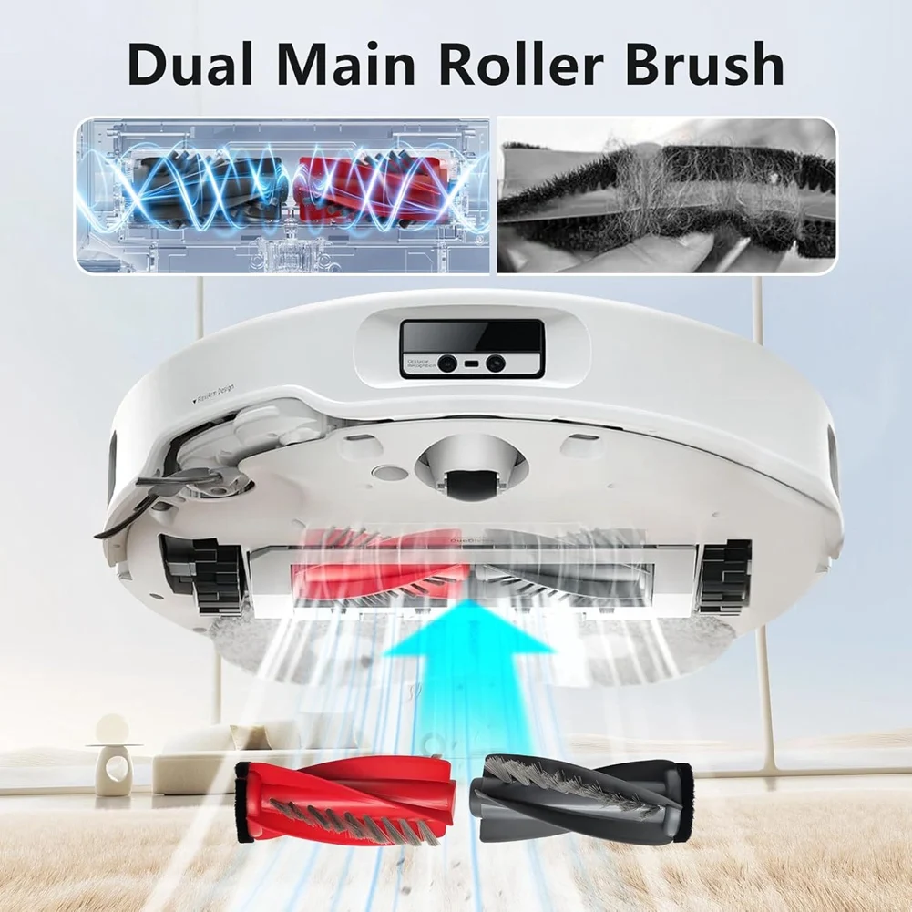 

A85I-35Pcs Essential Vacuum Accessories For Roborock Saros 10 / S9 Maxv Ultra / G30 - Brushes, Mop Pads, Filters, And Dust Bags