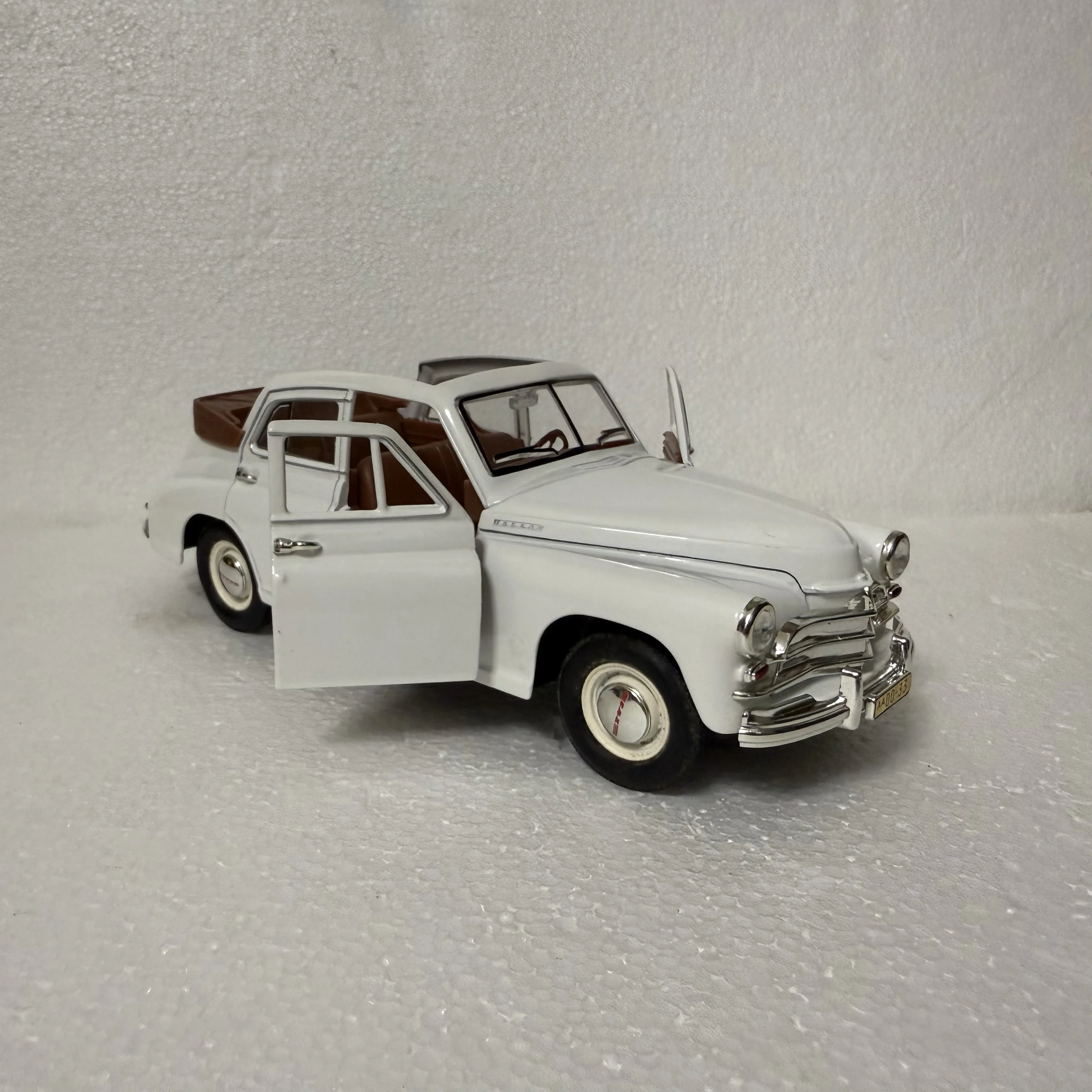 ROUTE 1:24 Gaz M20 Pobeda alliage voiture moulé sous pression et véhicules jouets modèle de voiture Miniature échelle modèle voiture pour enfants épuisé