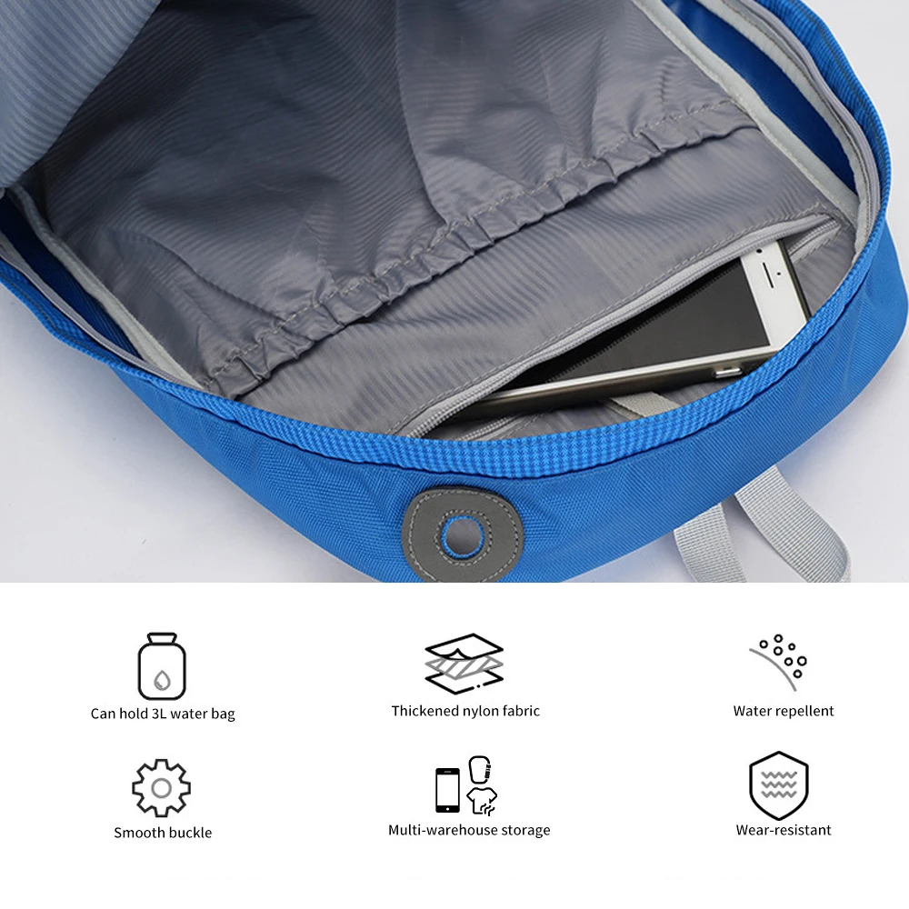 

Легкий походный рюкзак объемом 20 л — дышащий рюкзак для женщин и мужчин — компактный треккинговый рюкзак для приключений на свежем воздухе