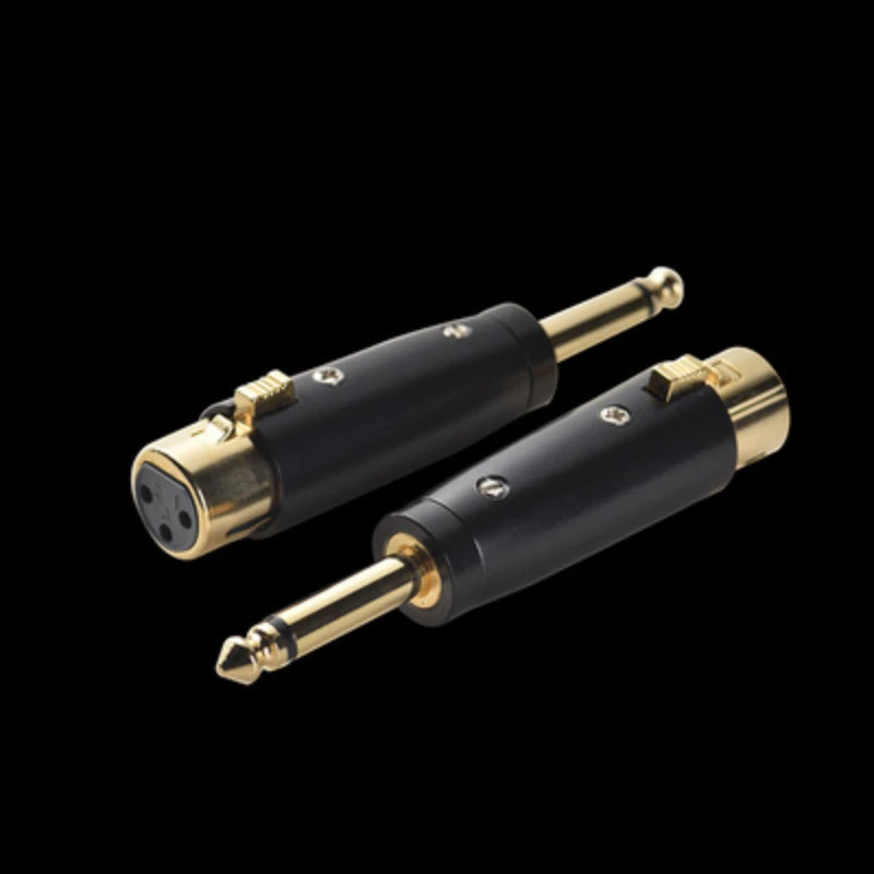 Rdzeń miedziany 6.35 do XLR żeńskiego 6.5 drugiego roku do XLR żeńskiego miksera Adapter do mikrofonu Adapter do mikrofonu konwerter Mono męski