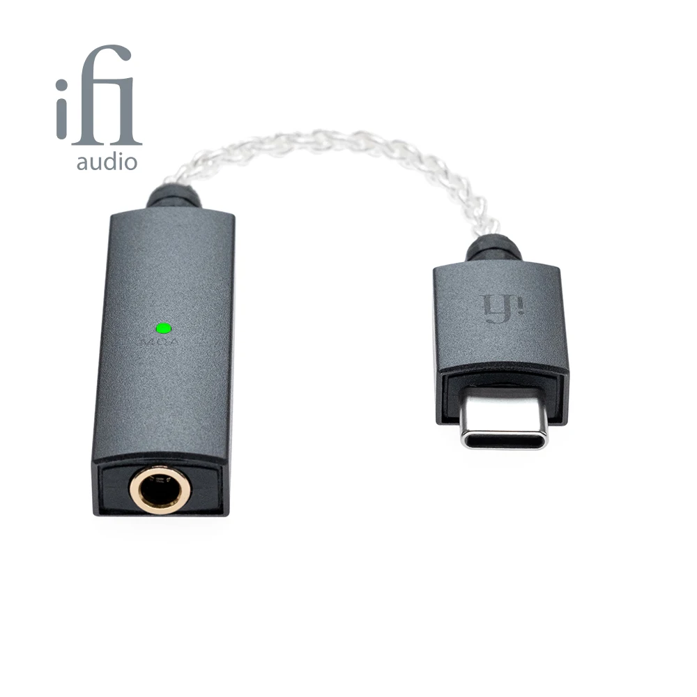 Portátil USB balanceado fone de ouvido amplificador, iFi GO Link, Dongle DAC balanceado, Dynamic Range Enhancement, Total harmônico distorção decodificador