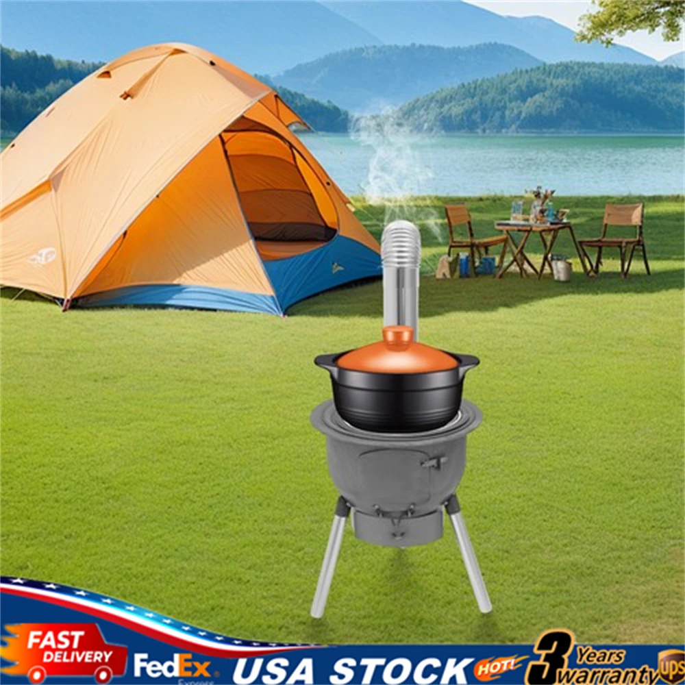 

Дровяная печь, уличная печь для приготовления пищи, печь для кемпинга и барбекю, дровяная печь