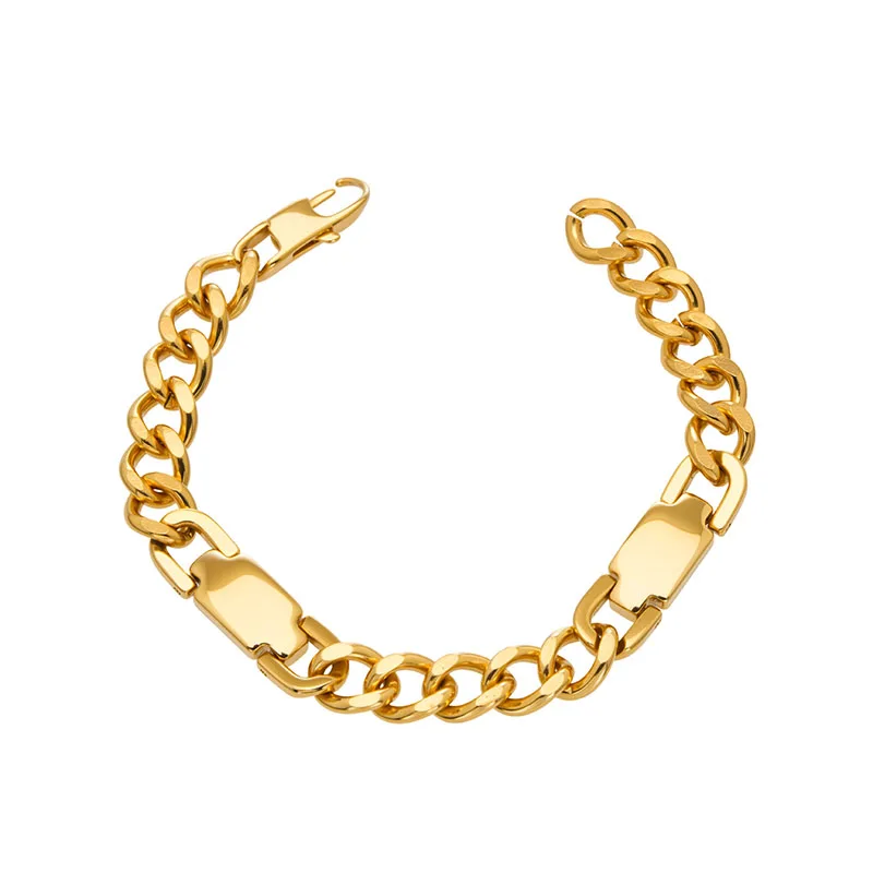 

Apexelle Timeless Jewelry Stainless Steel Bracelet Cuban Chain Bracelet For Men Women Lobster Clasp Fashion Jewelry