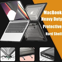 Cubierta protectora de carcasa dura resistente para MacBook Pro 14 pulgadas M5/M4/M3/M2/M1 Chip 2025-2021 funda para MacBook de 13,6 pulgadas