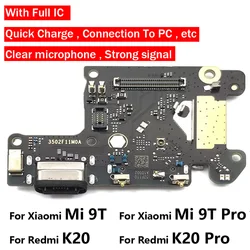For Xiaomi Mi 9T Pro USB Micro Charger Charging Port Dock Connector Board Flex Cable For Redmi K20 / K20 Pro