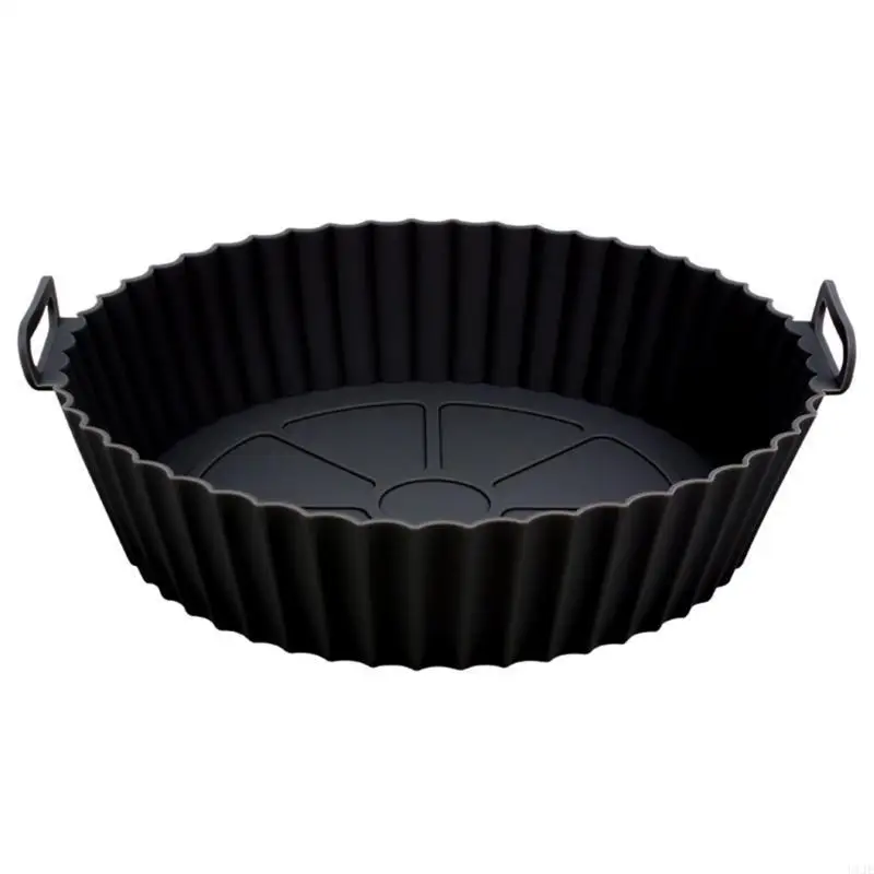 U1JE 3PCS Air Fryers Силиконовые лайнеры круглый квадратный воздушный фритюр