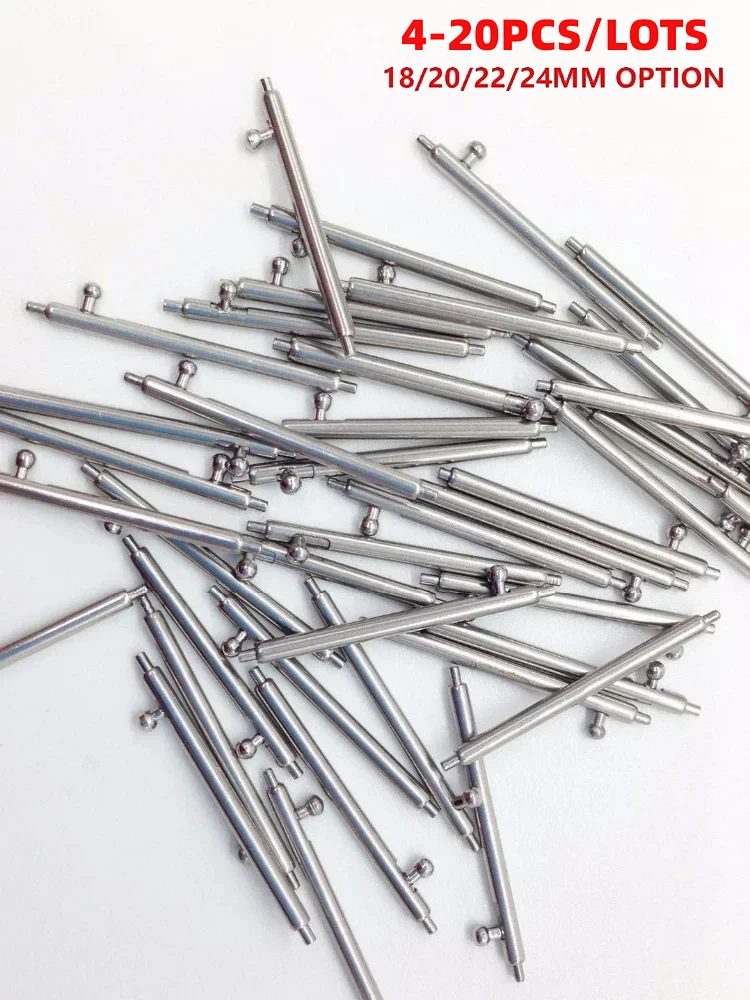 18mm 20mm 22mm 24mm 퀵 릴리스 스프링 바 핀, 삼성 기어 S2 S3 핀 시계 스트랩 교체용 밴드