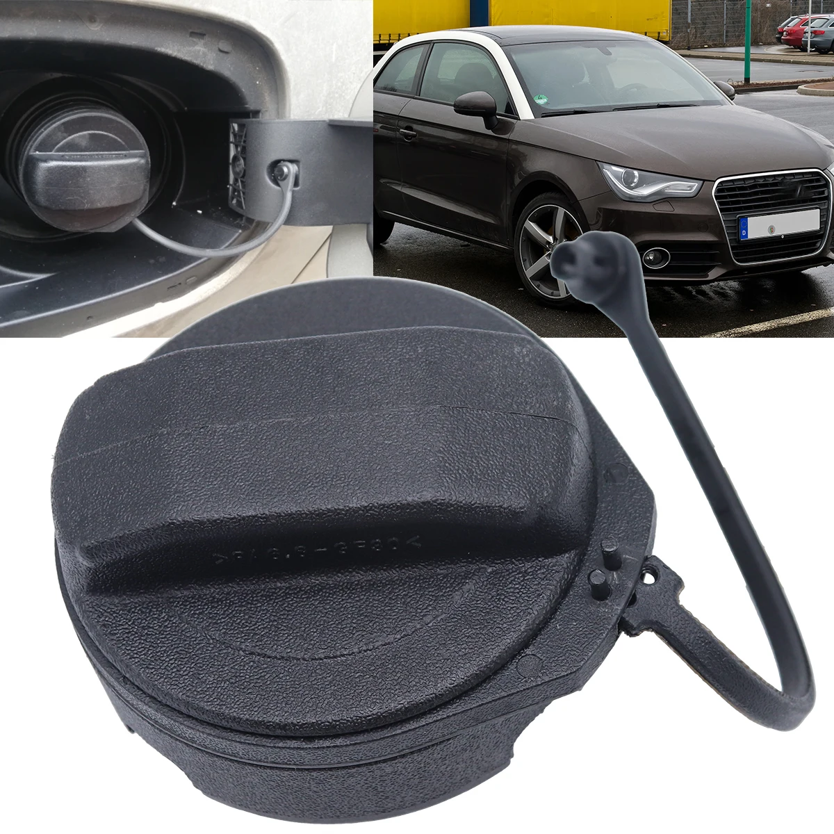 Petrol Diesel Cap Lid Fuel Oil Tank Inner Cover Plug For Audi A1 8X Gas Filler Support Retaining Strap Cord Rope Tether Loop