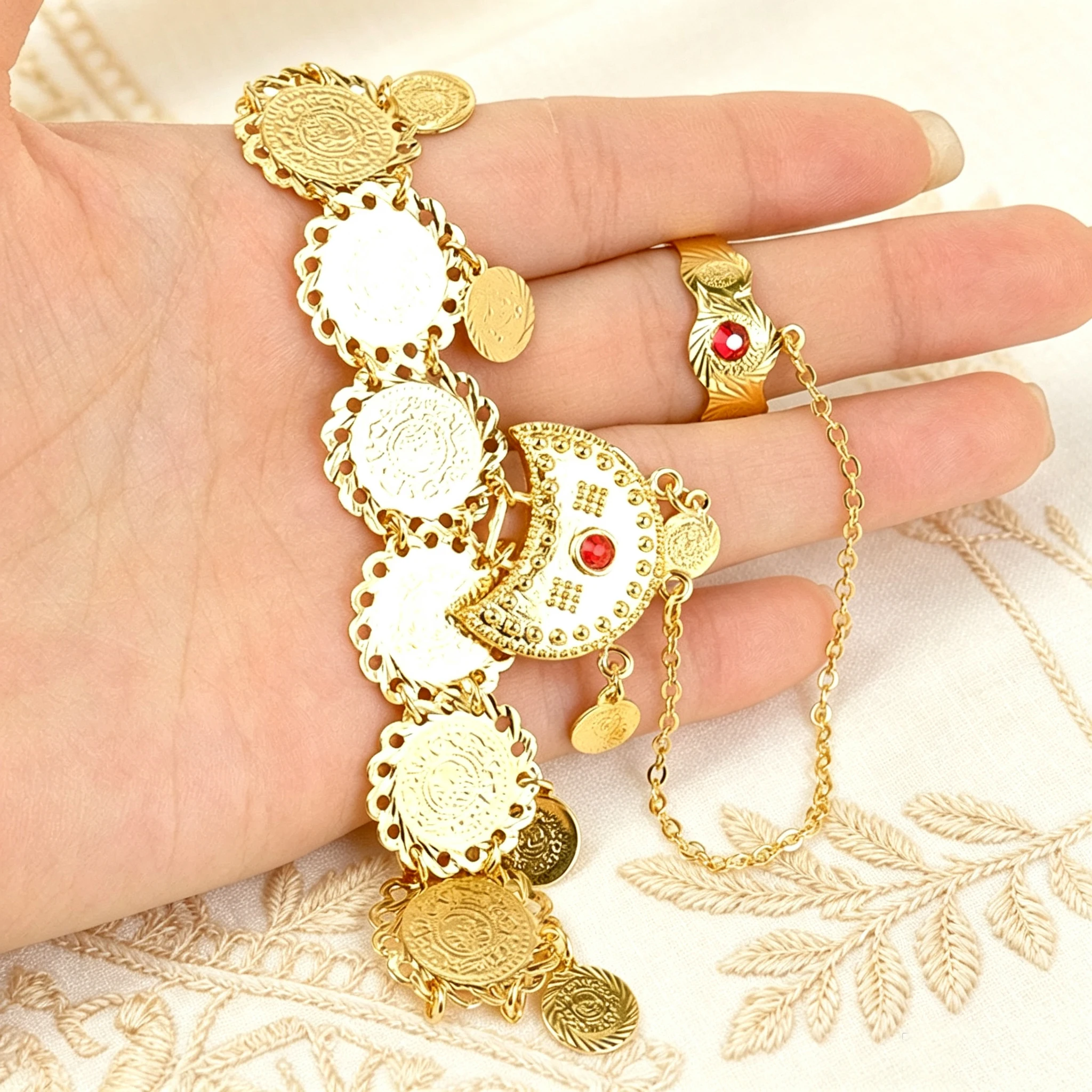 Ethnic Style Gold Plated Coin  - огляд і ціна Ethnic Fashion Co In
