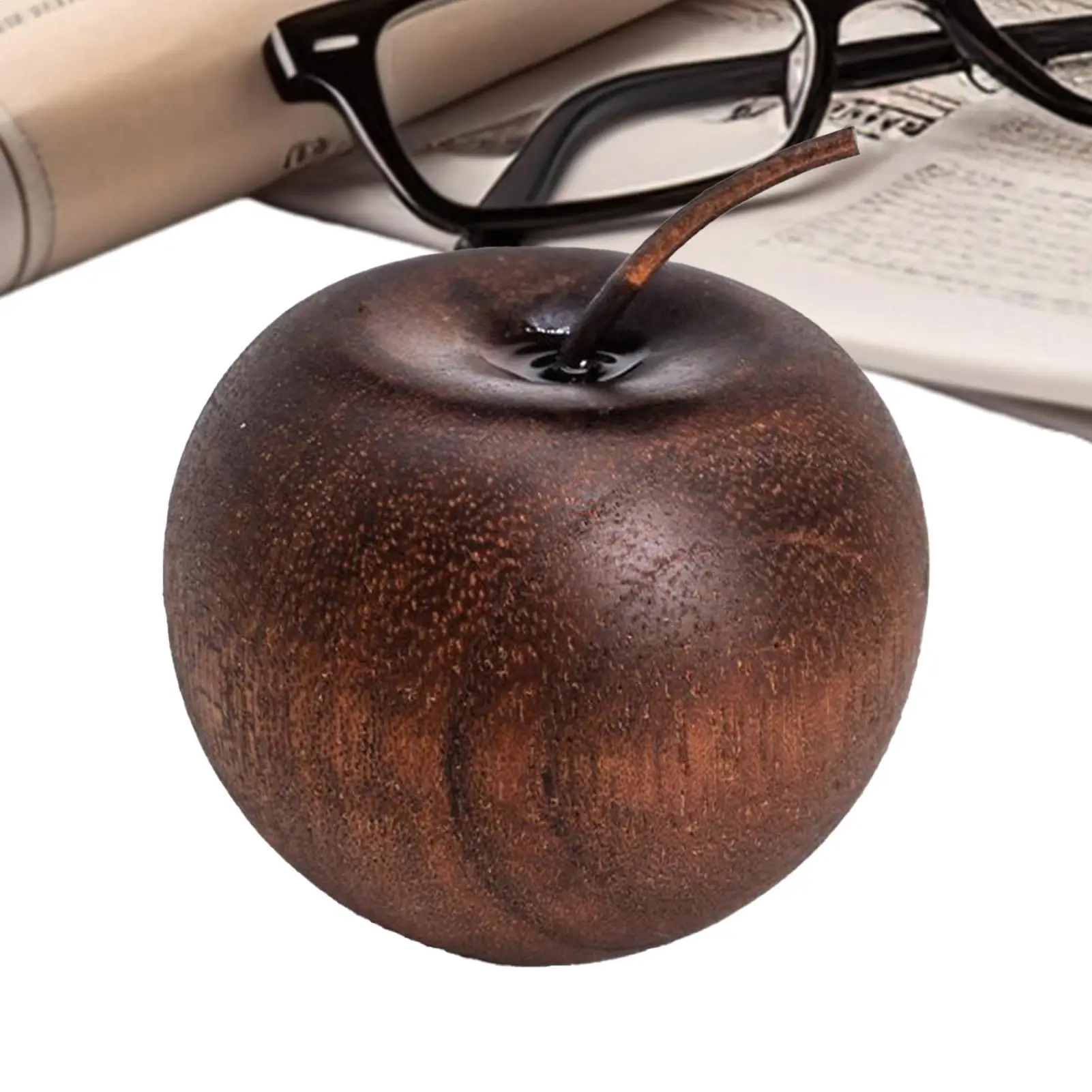 1Pcs Wooden Apples Shaped Essential Oil Diffuser Fragrance Diffuser Suitable For Home Bathroom Car Decoration Christmas Gift