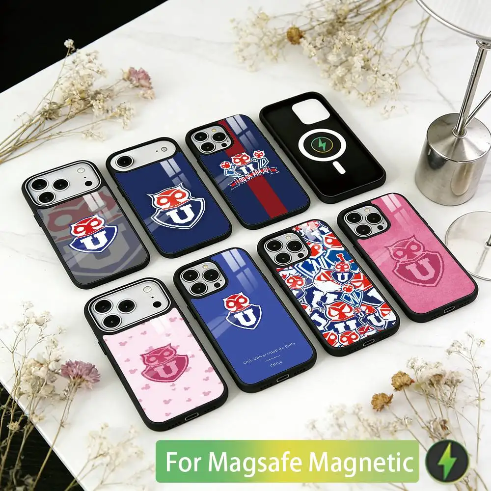 

Club U-Universidad de C-Chile Phone Case For iPhone17,16,15,14,13,12,11 Plus,Pro Magnetic with Magsafe Wireless Charging