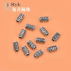 Handmade woven DIY material to make bracelet necklace accessories 925 sterling silver vintage loose beads