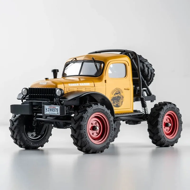 Fms Fcx24 Power Wagon Rtr 12401 1/24 จําลองปีนเขา 4wd Rc รีโมทคอนโทรลรถรุ่นรถ Crawler ไฟ Led เด็กของขวัญ