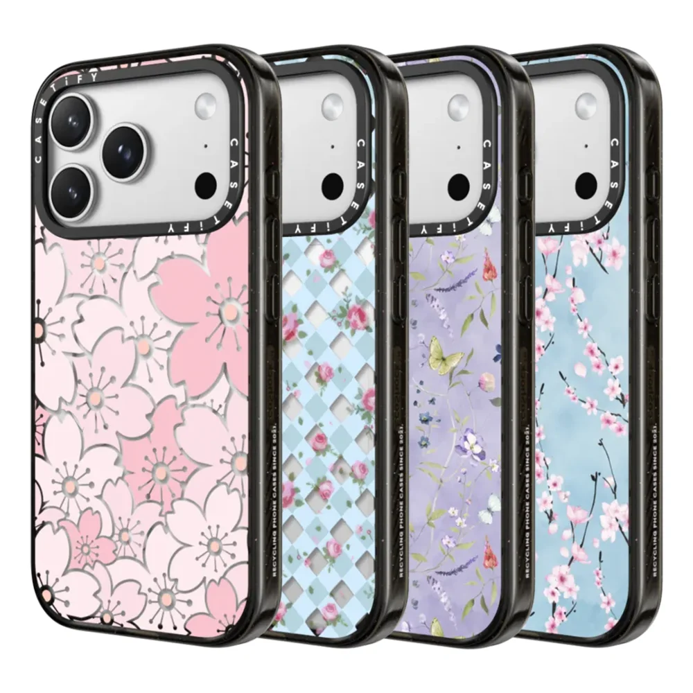 Funda Magnética Antigolpes CASETiFY Serie Spring Bloom Essentials para iPhone 13 15 14 17 16 Pro Max Air Plus
