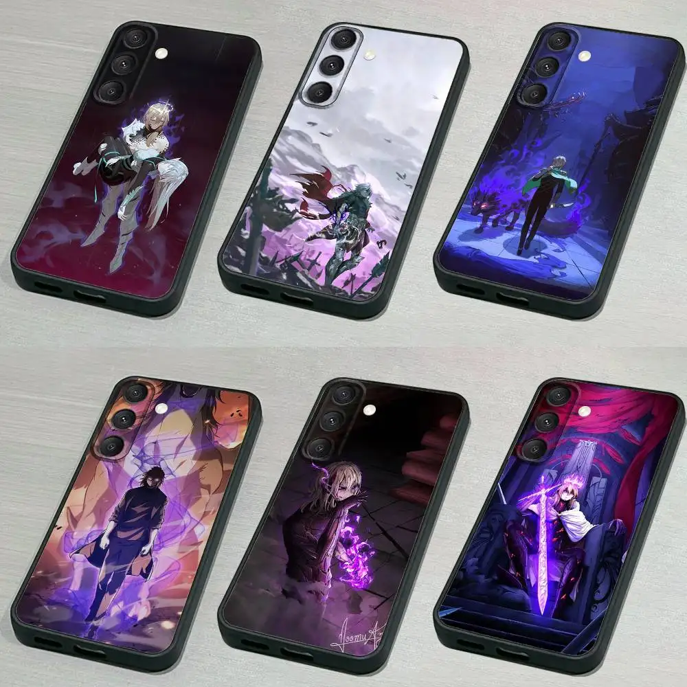 حافظة هاتف B-Beginning After End لهاتف Samsung S 25,24,23,22,30,21,10,9,Ultra,Plus,Lite,FE,4,5G حافظة ناعمة سوداء