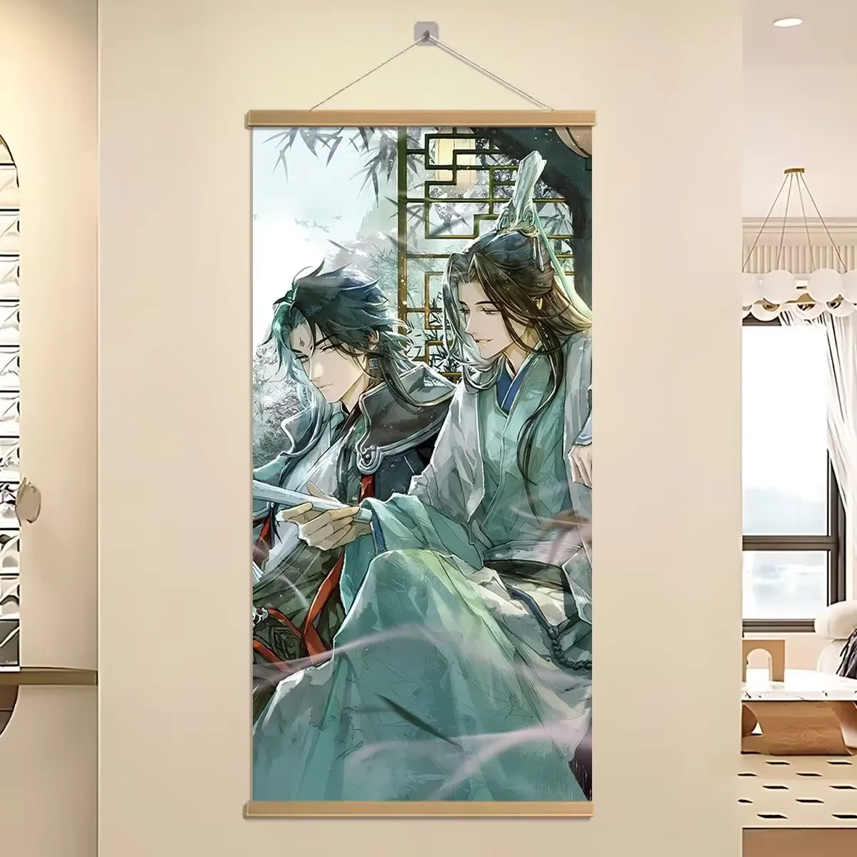 Scumbag villain self rescue system, Shen Qingqiu, Luo Binghe fan merchandise, cosplay decorations, hanging paintings