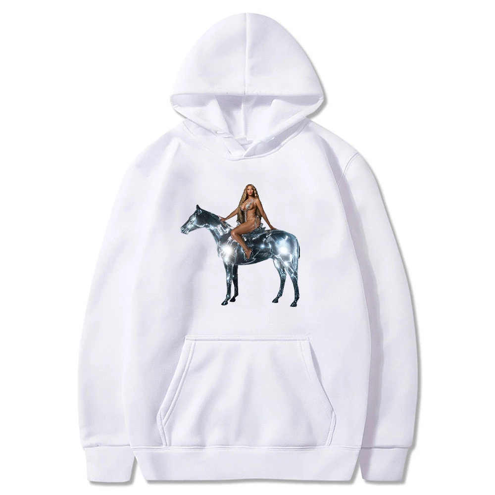 Beyonce Hoodie 2023 Renaissance World Tour Merch Hoodie Long Sleeve Streetwear Men Women Hooded Sweatshirt Fashion Clothes