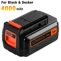 36v/40V Max 4000mAh Li-ion Replacement For Black & Decker LBXR36 BL2036 LBX2040 LST220 LST136 LST420 Cordless Power Tools