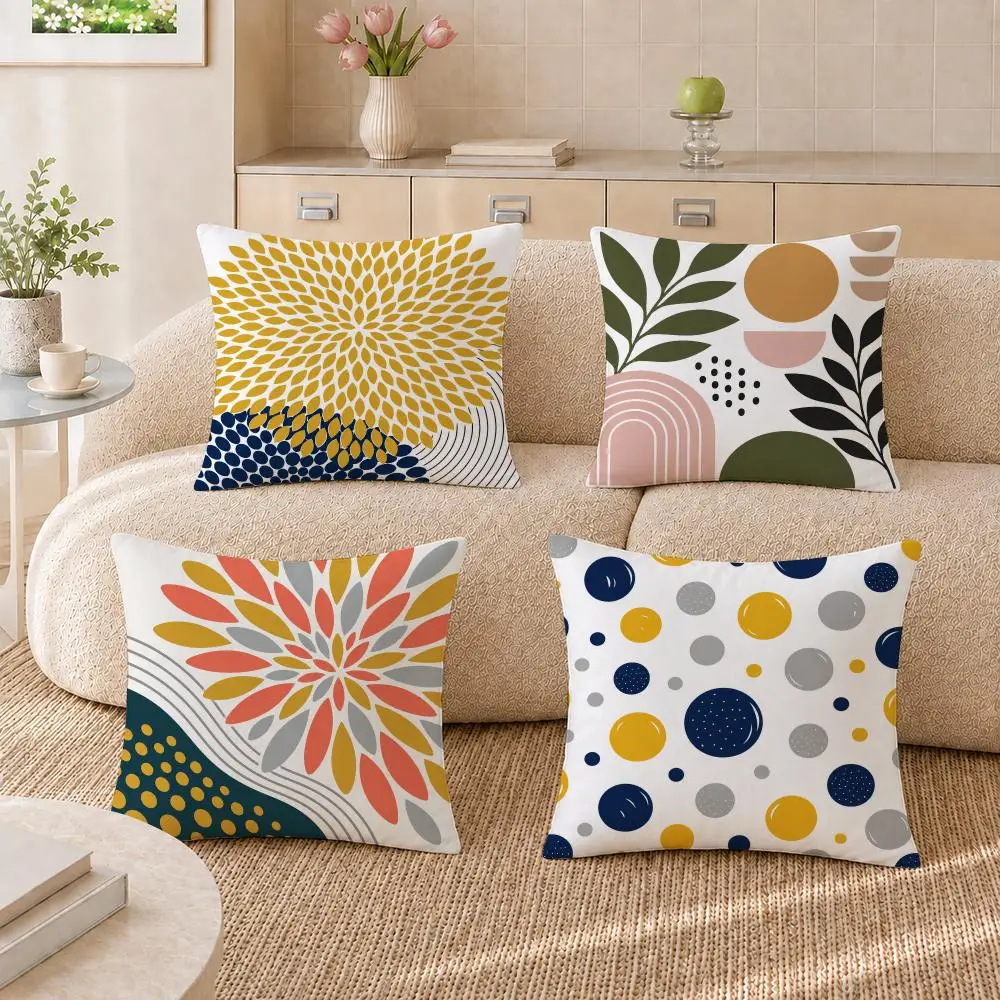 Modern Abstract Hot Sale Cushion Cover Pillowcase Sofa Living Room Home Gift Office Decor Protective Covers