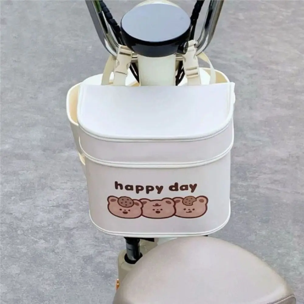 

Большая вместительная сумка на руль велосипеда из искусственной кожи, водонепроницаемая подвесная сумка с передней ручкой для верховой езды, регулируемая пряжка, съемная