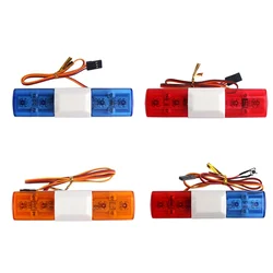 1PCS RC Car Flash Light Alarming Led Police Light for 1/10 HSP Kyosho Axial SCX10 D90 RC Model Car