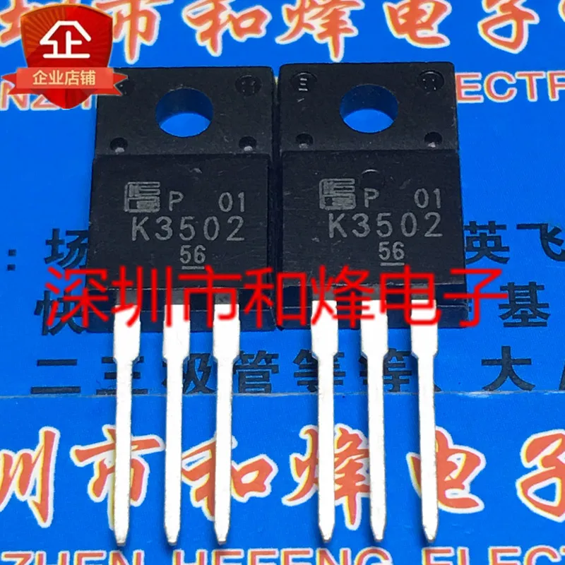 5PCS-10PCS K3502 2SK3502  TO-220F 600V 10A  On Stock  New And Origjnal