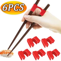 6/1Pcs Easy Use Reusable Chopsticks Trainer Holder For Adults Beginner Trainers Training Kids Small Chinese Chopstick Helper