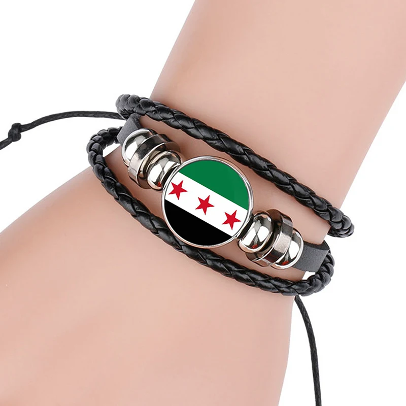 Love Syrian Arab Republic Syria Arabic Bracelet Handmade Retro Syrian Bracelets For Women And Men Gifts