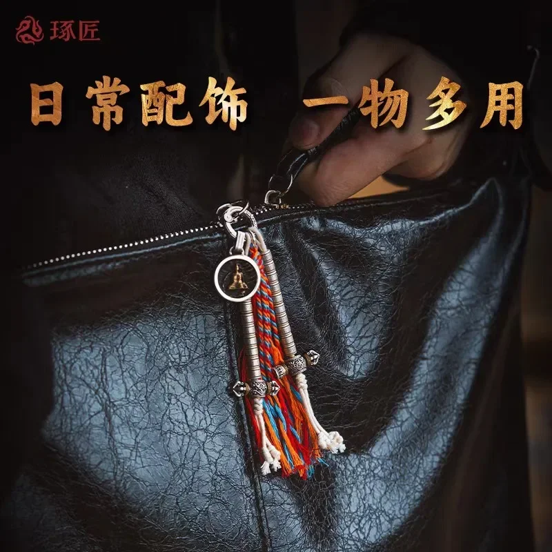 

Тибетские культурные бусины-разделители Garuda Counter - серебряный браслет «сделай сам», трехсторонние игровые аксессуары