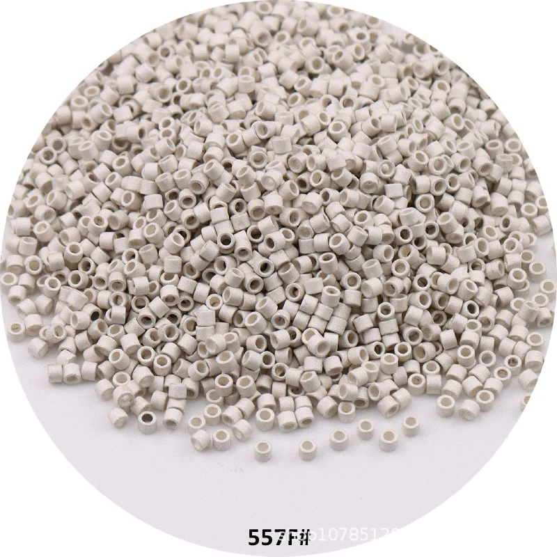 1000 Stück 1,6 mm metallische Glasperlen 11/0 lose Abstandsperlen für Handarbeiten, Schmuckherstellung, DIY-Charms, handgefertigtes Nähen